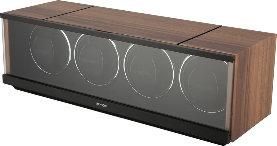 Benson Watch Winder Quad Swiss Series 4.20 Walnut