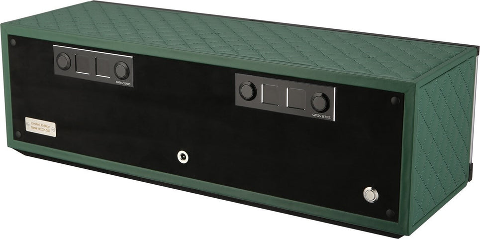 Benson Watch Winder Quad Swiss Series 4.20 Green Leather