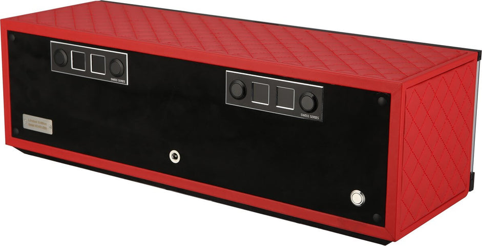 Benson Watch Winder Quad Swiss Series 4.20 Red Leather