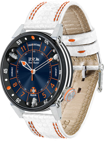 B.R.M. Watch Boat Master Chronograph Blue Sun BM6-44-SA-N-CBL-AGO-OB