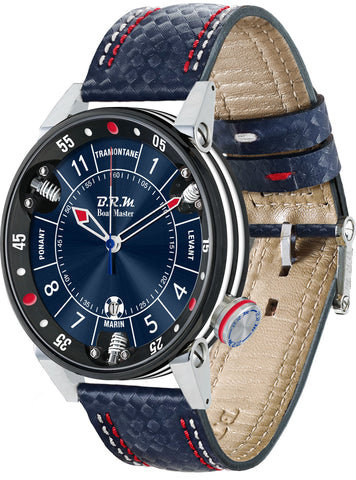 B.R.M. Watch Boat Master Chronograph Blue Sun BM6-44-SA-N-CBL-AGR-OBLM
