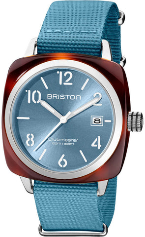 Briston Watch Clubmaster Classic HMS Ice Blue 23240.SA.T.25.NIB