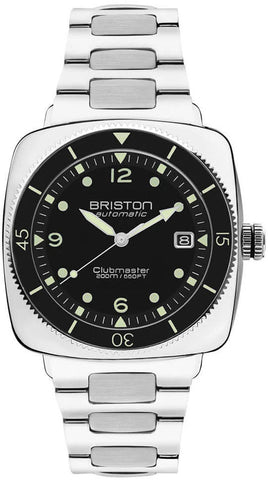 Briston Watch Clubmaster Legend Diver Steel Black 241740.PS.LD.1.SB