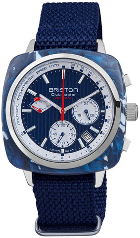 Briston Watch Clubmaster Regatta x The Most Beautiful Bays in the World Blue 241542.SP.NB.15