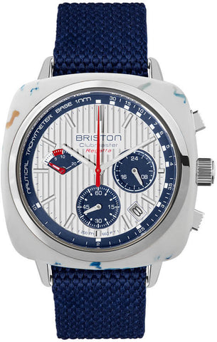 Briston Watch Clubmaster Regatta x The Most Beautiful Bays In The World White 251542.SP.W.2