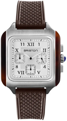 Briston Streamliner Kennedy White Chrono Watch 251838.SA.T.2.FBR