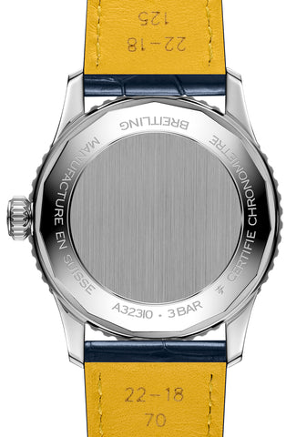 Breitling Navitimer Automatic GMT 41 Light Blue Leather Watch