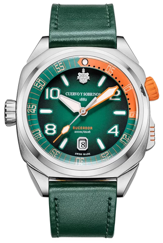 Cuervo y Sobrinos Watch Buceador Caribe Pipin 2860.1P.