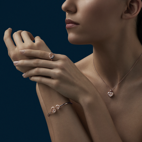 Chopard Happy Diamonds Icons 18ct Rose Gold 0.15ct Diamond Pendant