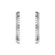 Chopard Ice Cube 18ct White Gold 0.66ct Diamond Large Hoop Earrings