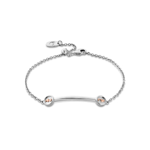 Clogau Tree of Life Insignia Curve Silver Bracelet