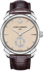 Cuervo y Sobrinos Historiador Asturias Pequenos Segundos Watch 3102.1LE