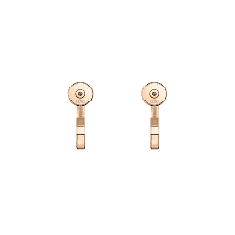Chopard Ice Cube 18ct Rose Gold Hoop Earrings