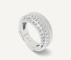 Marco Bicego Masai 18ct White Gold Coil 1.03ct Diamond Ring
