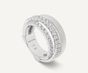 Marco Bicego Masai 18ct White Gold Coil 0.70ct Diamond Ring