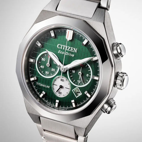 Citizen Super Titanium Zenshin Senkei Green Watch