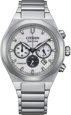 Citizen Super Titanium Zenshin Senkei White Watch CA4690-51A