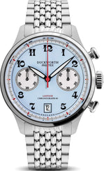 Duckworth Prestex Watch Lostock Blue 40mm Quartz Chronograph Blue Bracelet D547-03 ST