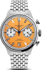 Duckworth Prestex Watch Lostock Orange 40mm Quartz Chronograph Bracelet D547-05 ST