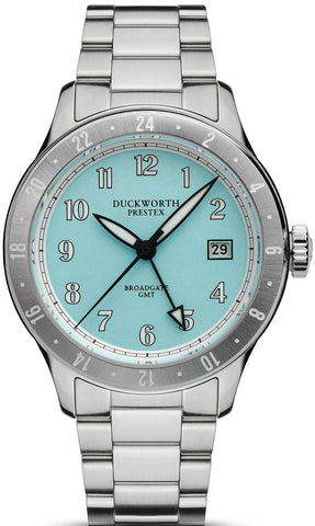 Duckworth Prestex Broadgate GMT Blue Bracelet Watch D760-03-ST