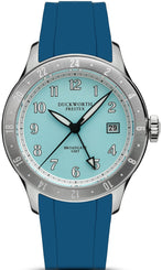 Duckworth Prestex Broadgate GMT Blue Blue Rubber Watch D760-03-DR