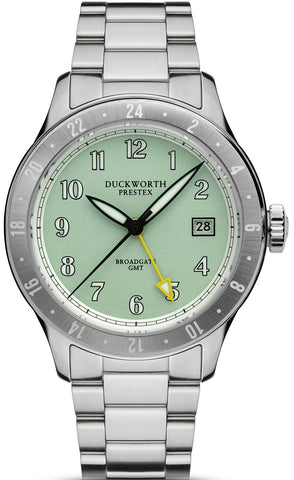 Duckworth Prestex Broadgate GMT Green Bracelet Watch D760-04-ST
