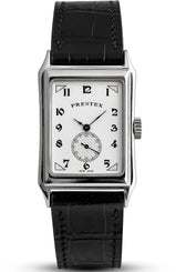 Duckworth Prestex Parker White Black Leather Watch D813-02-A