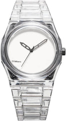 D1 Milano Watch Nylon Exp White NYBJ01
