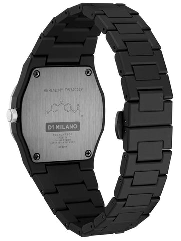 D1 Milano Polycarbon Gun Mesh Watch