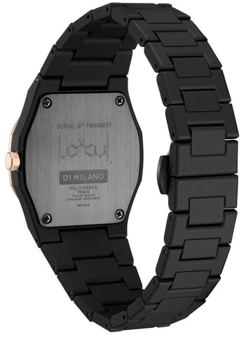 D1 Milano Polycarbon Gold Mesh Watch