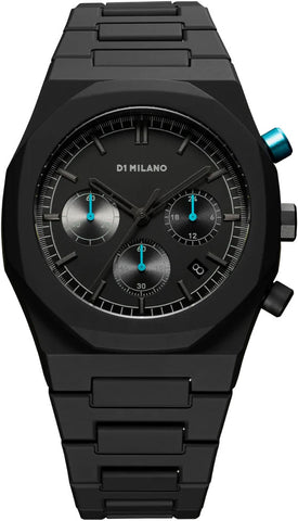 D1 Milano Watch Polychrono Characoal Black PHBJ07