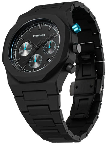 D1 Milano Polychrono Characoal Black Watch
