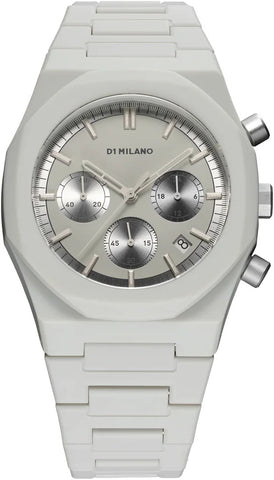 D1 Milano Watch Polychrono Fossil Grey PHBJ08