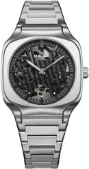 D1 Milano Watch Square Skeleton Grey Depth SLBJ01