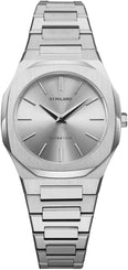 D1 Milano Watch Ultra Thin Zephyr Silver UTBL30
