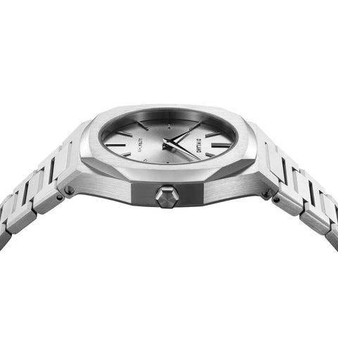 D1 Milano Ultra Thin Zephyr Silver Watch