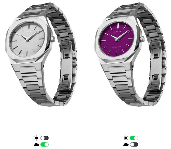 D1 Milano Ultra Thin Solar Sync Watch