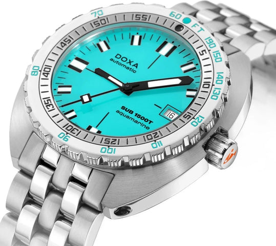 Doxa SUB 1500T Aquamarine Bracelet Watch product image