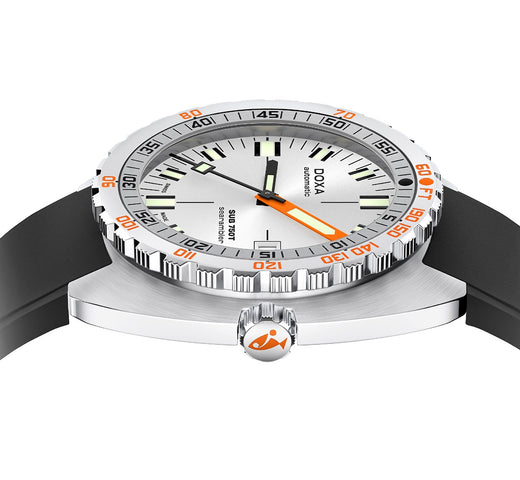 Doxa Sub 750T Searambler Black Rubber Watch