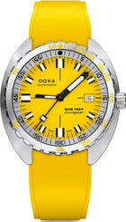 Doxa Sub 750T Divingstar Yellow Rubber Watch 825.10.361.31