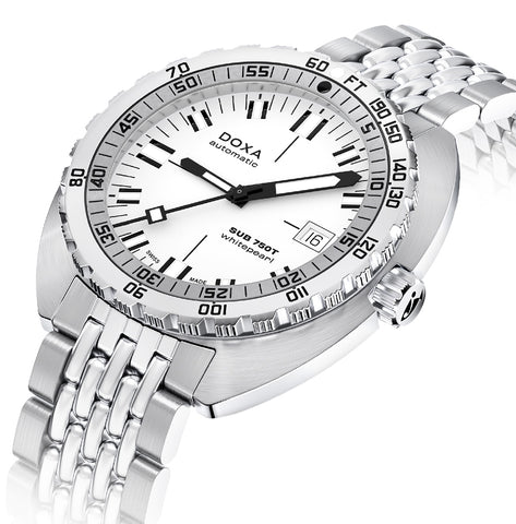 Doxa Sub 750T Whitepearl Bracelet Watch