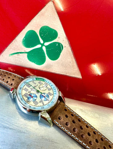 Cuervo y Sobrinos Chronograph Historiador Nino Farina Limited Edition Watch