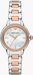 Emporio Armani Watch Mother Of Pearl Ladies AR11569