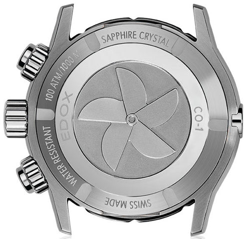 Edox CO-1 Chrono Quartz Titanium Mens D