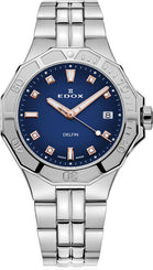 Edox Watch Delfin The Original Lady Quartz 3 Hands Special Edition 53020 3M BUDDR