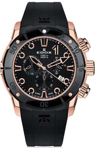 Edox Watch CO-1 Chrono Quartz Titanium 10242 TINR NIR