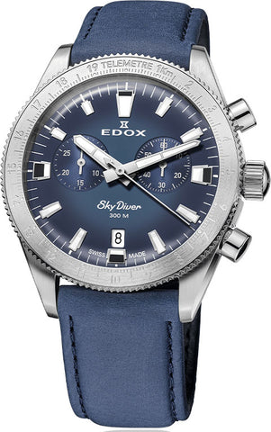 Edox Watch Skydiver Chronograph Limited Edition 10116 3 BUIDN