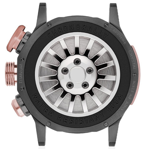 Edox Chronorally Chronograph Titanium Watch