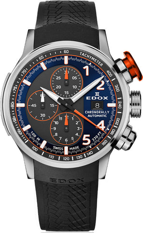 Edox Chronorally Chronograph Automatic Watch 01129 TOCA BUGO