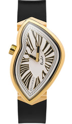 Exaequo Revolve Melting IP Yellow Gold White Dial Watch EX0032.0002